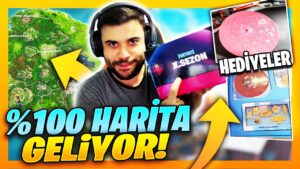 ESKİ HARİTA VE BUZ KRALI ETKİNLİĞİ %100 GELİYOR ! Fortnite Chapter 1 Hediyeleri