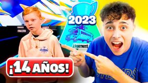 ESTE NIÑO *de 14 AÑOS* CLASIFICÓ al MUNDIAL DE FORTNITE 2023