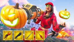 FAIRE TOP 1 QU'AVEC les ARMES D'HALLOWEEN ! 🎃