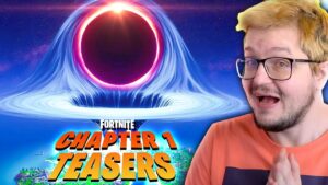Fortnite CHAPTER 1 SCHWARZES LOCH Teaser?