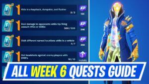 Fortnite Complete Week 6 Quests - How to EASILY Complete Week 6 Quests Challenges Chapter 4 Season 4