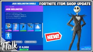 Fortnite Item Shop *NEW* JACK SKELLINGTON SKIN! [October 23rd, 2023] (Fortnite Battle Royale)