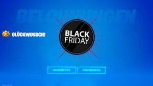 Fortnite Shop Black Friday 50% Rabatt, Gratis Items & Shop Update