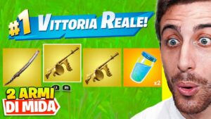 Gioco con 2 Armi di Mida INSIEME nella Stessa Partita e VINCO! Stagione 4 Fortnite ITA!