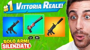 Gioco con SOLO Armi SILENZIATE e VINCO la Partita! Stagione 4 Fortnite ITA!