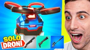Gioco con SOLO il LOOT dei DRONI e VINCO la Partita! Stagione 4 Fortnite ITA!