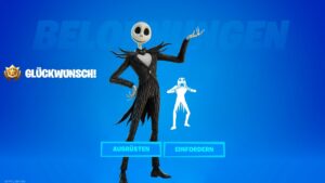 Gratis Jack Skellington Skin bekommen | Zero Build, Sprinten & Klettern werden entfernt