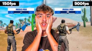 Jugué Fortnite con los GRÁFICOS de COMPETITIVO y no lo recomiendo