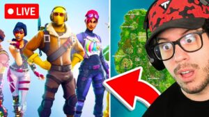 🔴 LIVE! - FORTNITE *CHAPTER 1* UPDATE is ALMOST HERE! 👑🔥