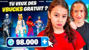 Ma petite soeur de 10 ans s'est faite ARNAQUER sur FORTNITE en combler !
