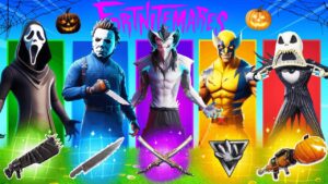 *NEU* ,,ZUFÄLLIGE HALLOWEEN BOSS" Skin Challenge mit MICHAEL MYERS Fortnite Deutsch 4