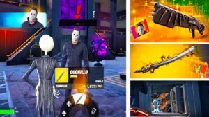 NUEVOS BOSSES, BOVEDAS y ARMAS MÍTICAS de FORTNITEMARES 2023 🔥 (MICHAEL MYERS) 😱
