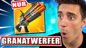 🟨NUR *GRANATEN-WERFER* CHALLENGE in Fortnite!🟨