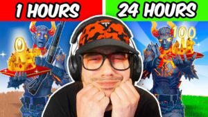 Playing Fortnite for 24 hours…