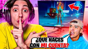 ROBÉ LA CUENTA de FORTNITE de AGUSTIN51 para HACER ESTO…