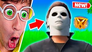 Reto del Hombre con Máscara en Fortnite 🔪💀😈!! (Skin Secreta de Halloween)