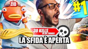 SFIDO TUTTA FORTNITE ITALIA in QUESTA IMPRESA - 30 KILL TORNEO