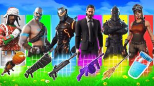 SKIN CHAPITRE 1 ALÉATOIRE CHALLENGE sur FORTNITE !