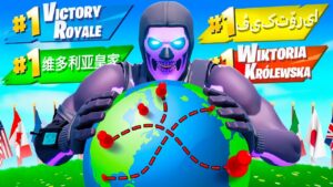 Winning Fortnite in EVERY Region!