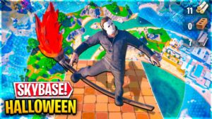 ZROBILIŚMY SKYBASE HALLOWEEN w Fortnite