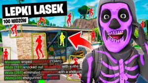 100 WIDZÓW na OG LEPKI LASEK w Fortnite