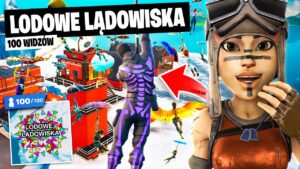 100 WIDZÓW na OG LODOWE LĄDOWISKA w Fortnite