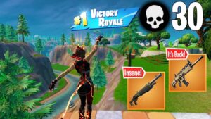 30 Elimination Solo vs Squads Gameplay Win (Fortnite OG)