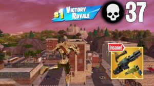 37 Elimination Solo vs Squads Gameplay Win (Fortnite OG)