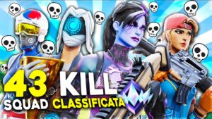 43 KILL SU FORTNITE OG IN SQUAD CON PIZ !! LOBBY DEVASTATA