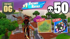 50 Elimination Solo vs Squads ‘Build/Zero Build’ WINS Full Gameplay (Fortnite OG)