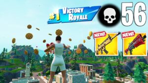 56 Elimination Solo Vs Squads Gameplay "Build / ZeroBuild" Wins (Fortnite Chapter 4 Season OG)