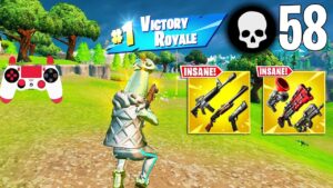 58 Elimination Solo Vs Squads Gameplay "Build / ZeroBuild" Wins (Fortnite Chapter OG Season OG)