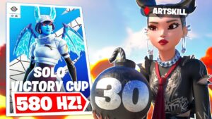 580Hz Monitor in SOLO CASH CUP... (30 KILL WIN) 🏆 | Artskill
