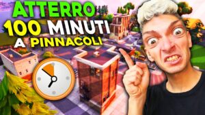 ATTERRO PER 100 MINUTI A PINNACOLI PENDENTI SU FORTNITE OG !!