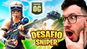 DESAFIO SÓ VALE SNIPER - TEMPORADA OG FORTNITE