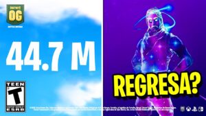 FORTNITE OG ROMPE UN NUEVO RECORD! + ¿REGRESA LA SKIN GALAXY A FORTNITE ...!?