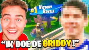 FORTNITE met PROFVOETBALLER loopt uit de hand...😱