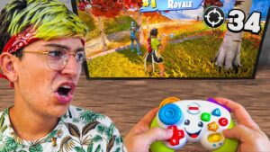 HO PROVATO il CONTROLLER  PEGGIORE al MONDO su FORTNITE (0.99€)