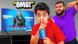 He STOLE Big Brothers CREDIT CARD To Buy The NEW OG Battle Pass.. (FORTNITE!)