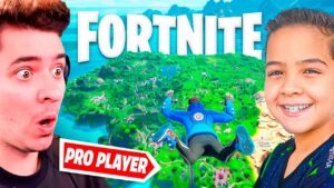 JOGUEI COM O PRO PLAYER MAIS NOVO DO FORTNITE!