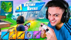 ¡MI PRIMERA VICTORIA EN FORTNITE OG!! - Ampeterby7