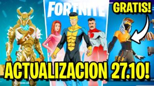 SKIN GRATIS!, FORTNITE X INVENCIBLE, SUPER ESTILOS Y MAS!! - ACTUALIZACION 27.10 DE FORTNITE ...!!