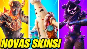 TODAS AS SKINS QUE VÃO CHEGAR NA TEMPORADA 5 DO FORTNITE!
