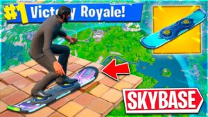 ZROBIŁEM SZALONY SKYBASE NA DESCE w Fortnite
