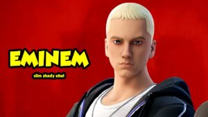 ganhei a SKIN do EMINEM NO FORTNITE !!!