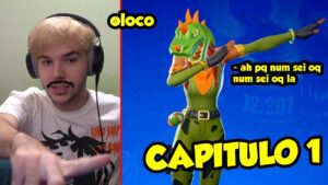 melhor skin do CAPÍTULO 1 e TCHAU LAGO DO SAQUE... - Fortnite