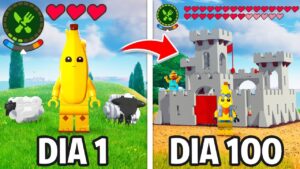 100 DIAS jogando LEGO x FORTNITE Ep. 1