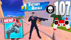 107 Elimination Solo vs Squads WINS Full Gameplay - Fortnite Chapter 5 Season 1