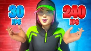 30 FPS vs 240 FPS in FORTNITE 😳 - Wie STARK ist der UNTERSCHIED?