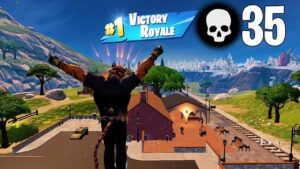 35 Elimination Solo Vs Squads Win (Fortnite Chapter 5 Full Gameplay)